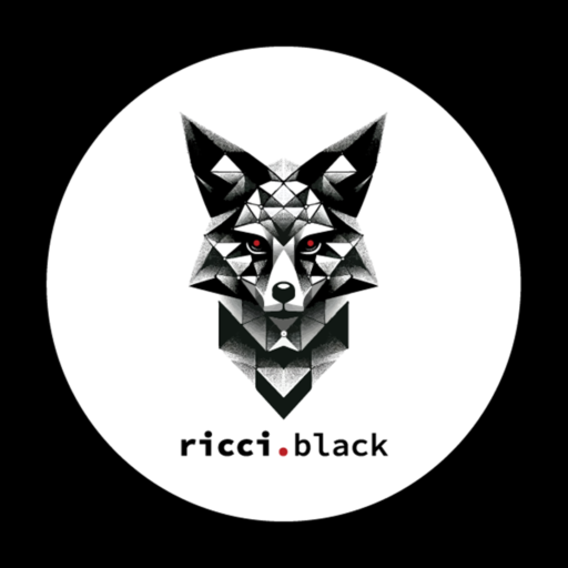 ricci.black Fox Logo